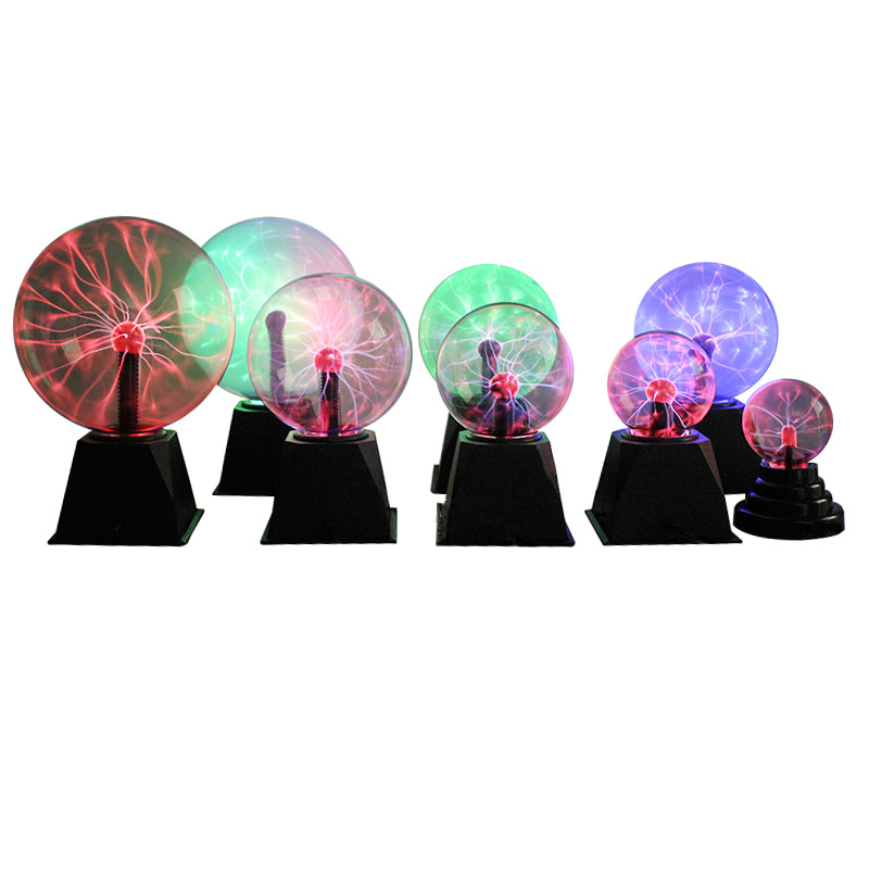 34568-Inch USB Magic Lamp DC Spherical Lamp Crystal Magic Pillow Magic Ion Ball Lightning Glow Ball Voice Control