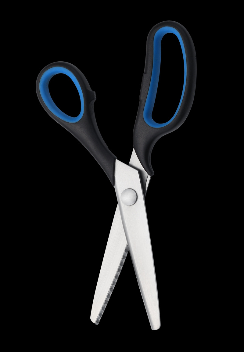 布样剪刀花边剪刀锯齿剪刀服装剪三角牙圆弧牙波浪剪花纹剪