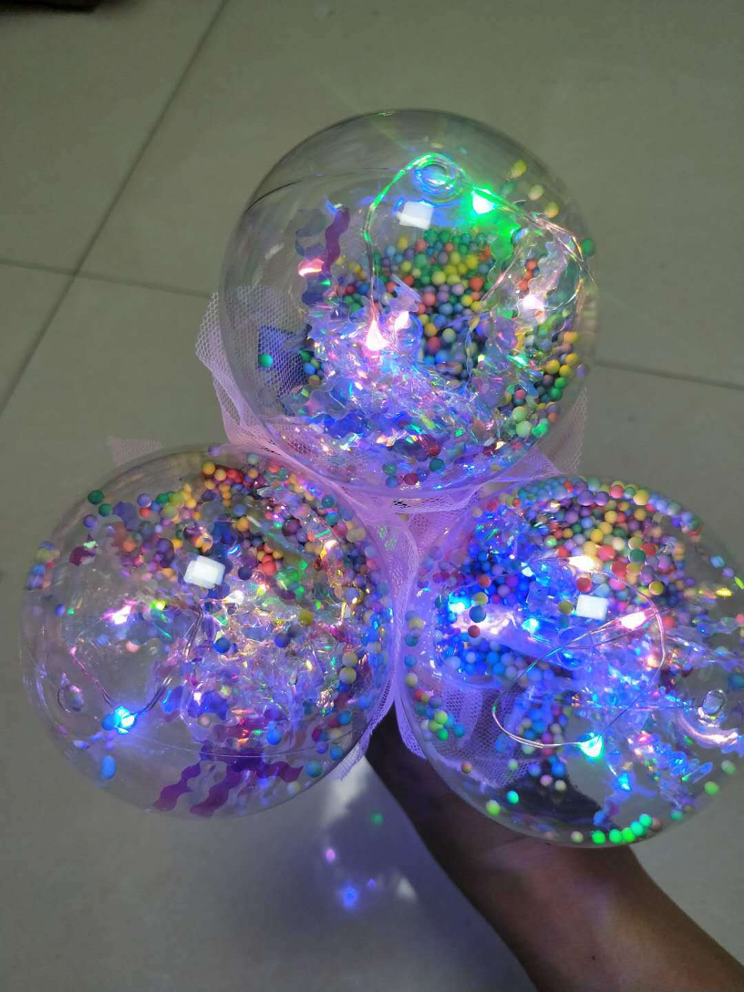 发光波波球魔法星空球新奇特玩具地摊热卖广场夜市爆款儿童玩具