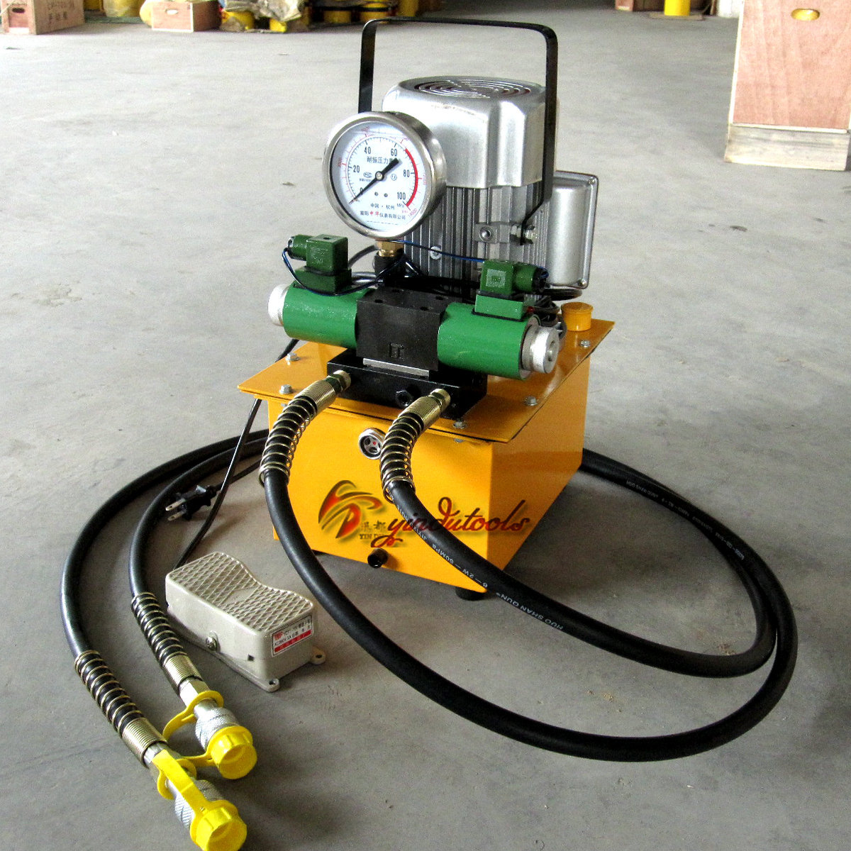 双回路液压电动泵 油压机双向大功率高压油泵 双作用电磁阀泵站