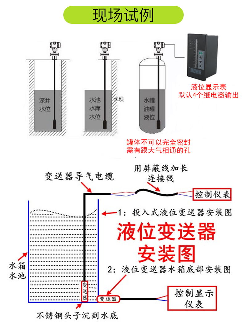 铠装毛细管导压液位变送器 液位计 不锈钢液位变送器 铭威
