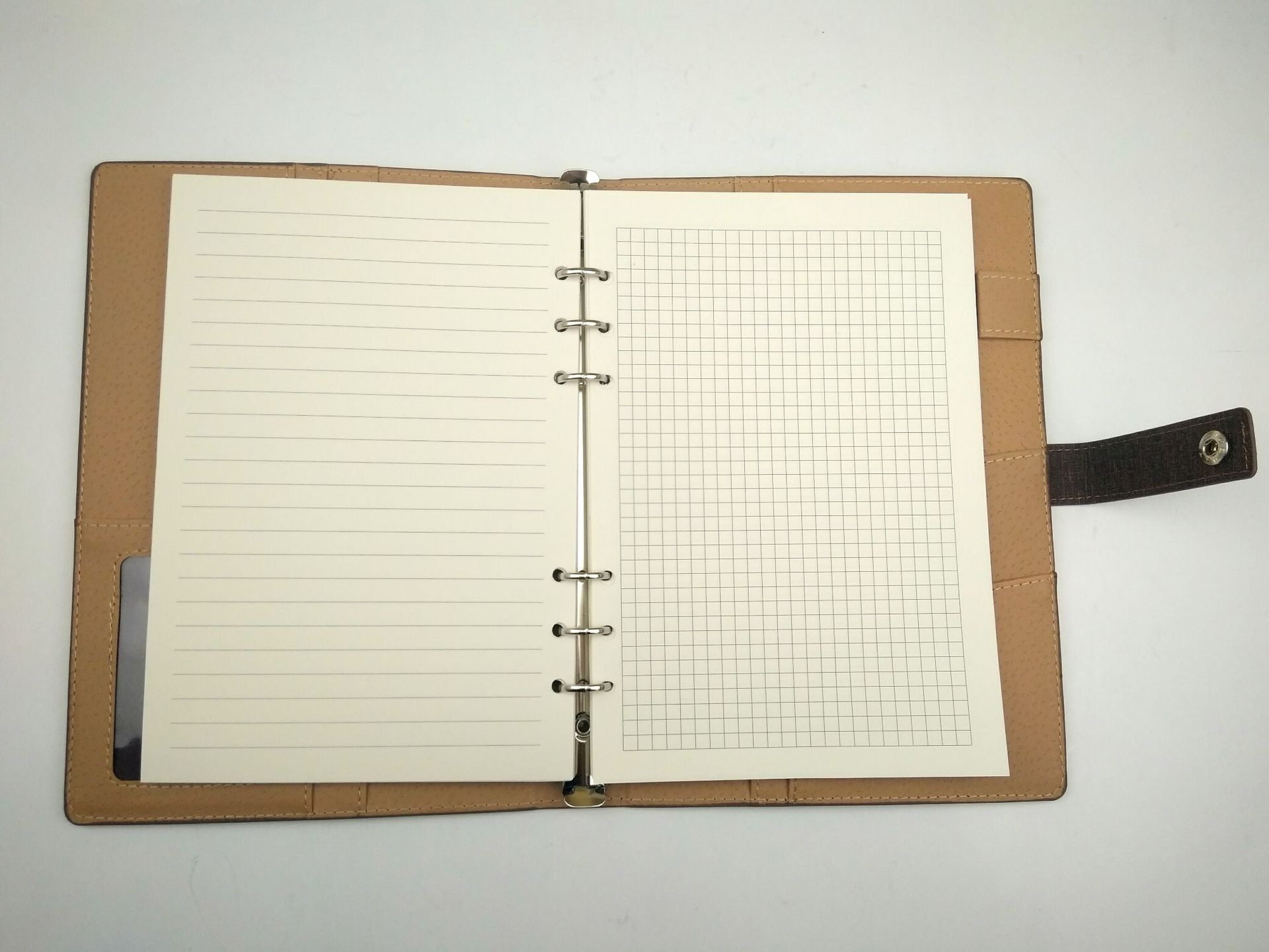 活页笔记本定制 a5 b5记事本工作仿皮面商务办公会议记录本子