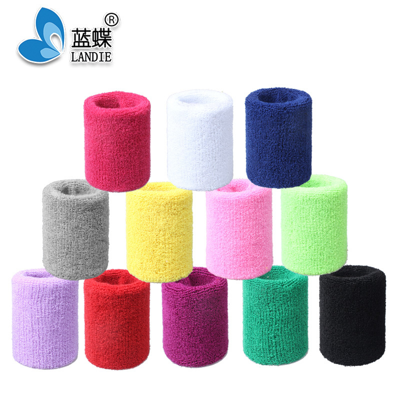 Children's Wristband Youth Children Sports Running Outdoors Basketball Sweat-Absorbent Wipe Sweat Polyester Cotton Terry Hand Strap