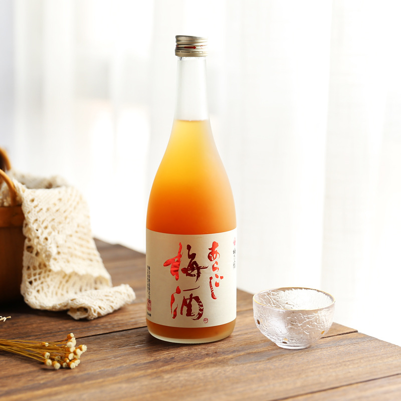 梅子果肉酒# 日本奈良梅酒梅乃宿梅子酒720ml进口果肉酒甜酒