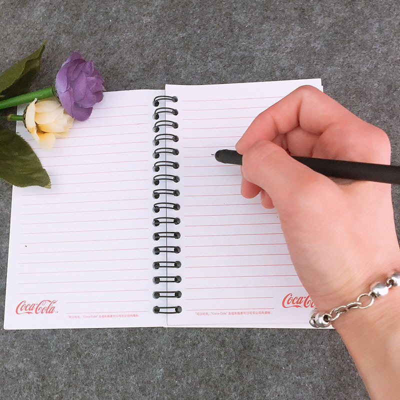 32开线圈本子学生日记笔记本活页作业速写练习办公记事本定制批发