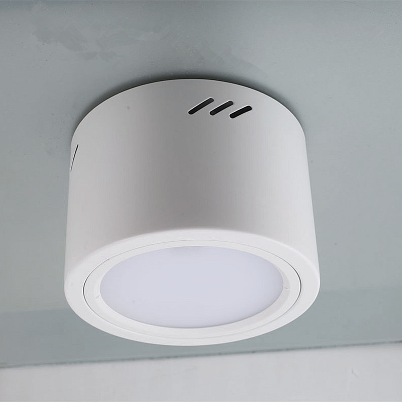 南方明装筒灯led圆形3寸4寸5寸6寸8寸铁吸顶桶灯工程smd明装筒灯