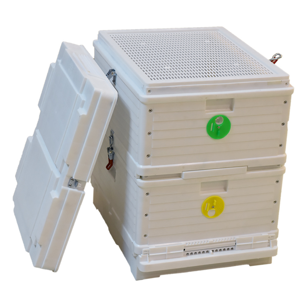 益蜂新款塑料蜂箱 双层保温隔热蜂箱 中蜂意蜂 蜜蜂箱 养蜂工具