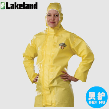lakeland雷克兰ct1s428e连体防护服凯麦斯1耐酸碱c级黄色防化服