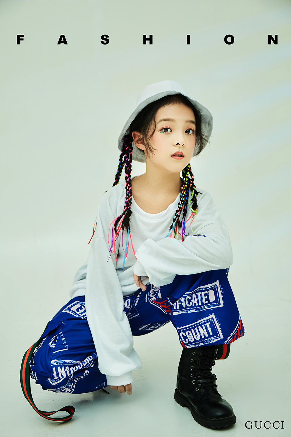 新款儿童摄影服装 影楼女童10-12岁大女孩潮童个性时尚写真拍照服