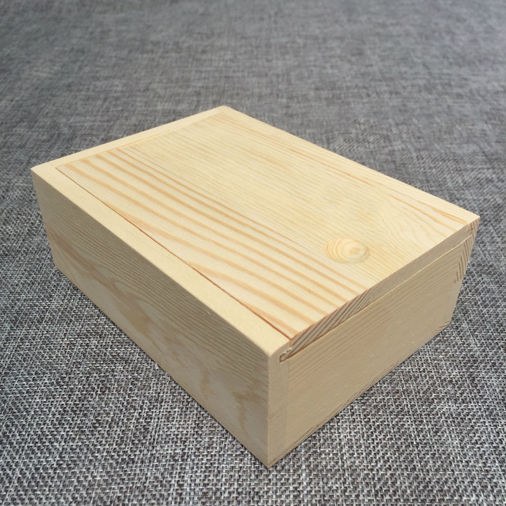 实木抽拉盖长方形茶叶礼品复古木盒子文具精油盒包装木箱木盒定做