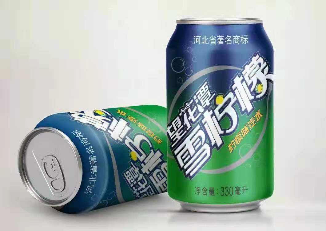碳酸饮料-厂家直销批发雪碧味罐装碳酸饮料330ml*24瓶/箱风味饮料整箱