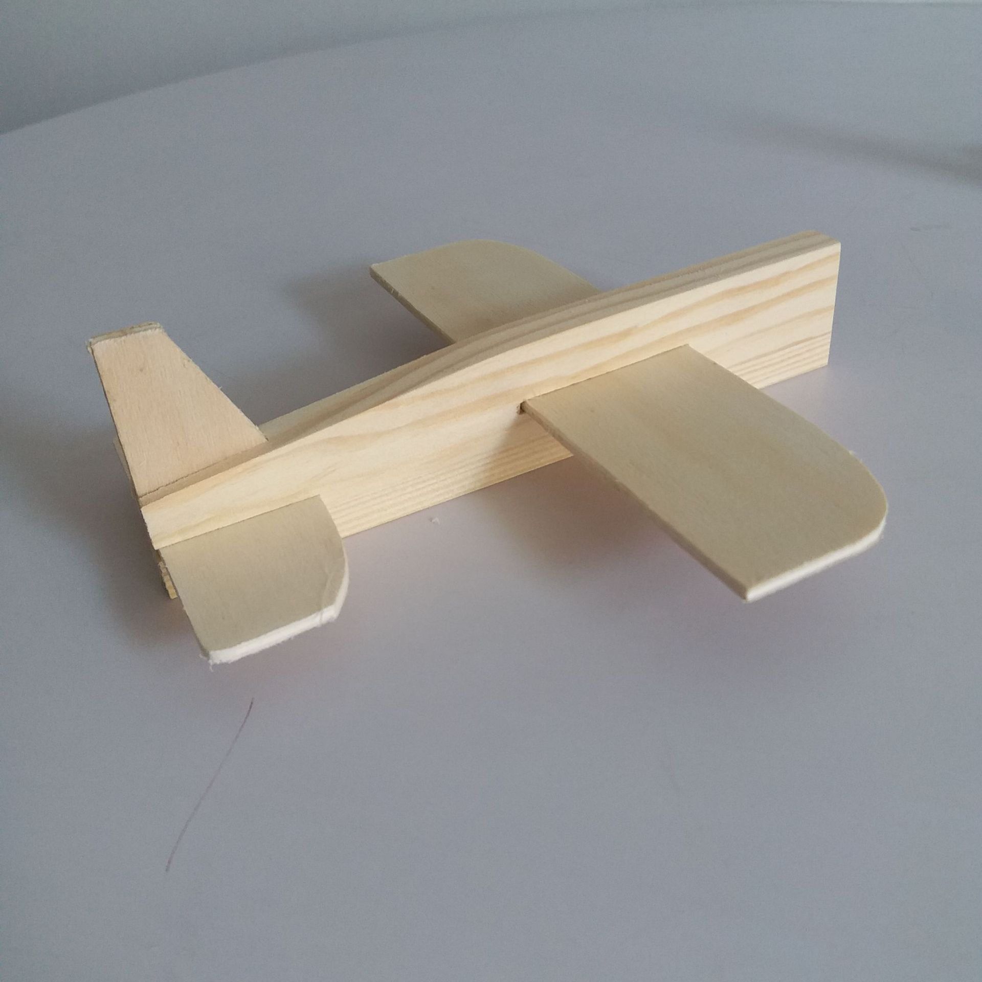 定制木质简易飞机模型加工定做木质工艺品实木摆件手工木头工艺品