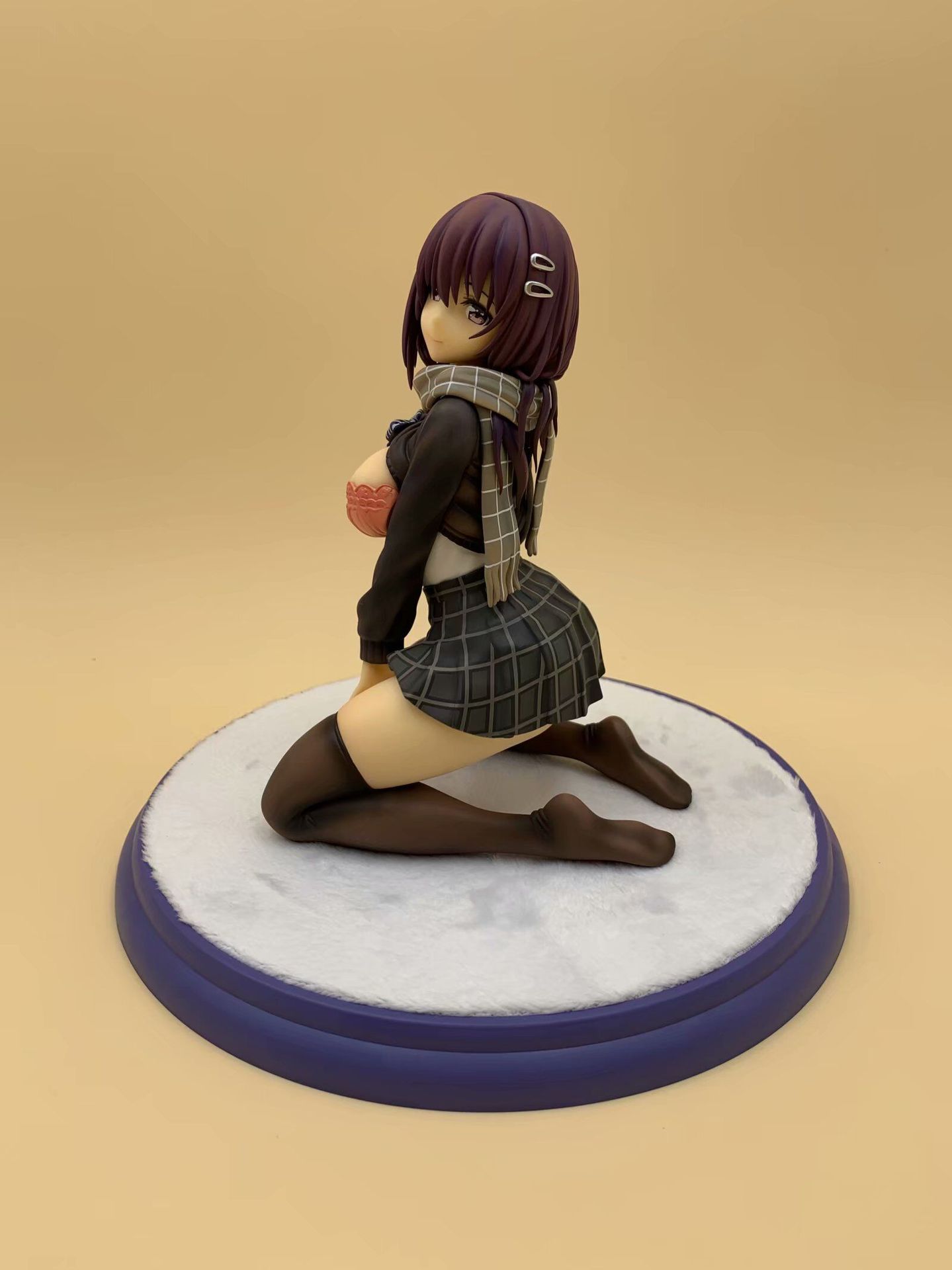 魔太朗被扒掉衣服的jk 女高中生 扒衣 校服 围巾 jk 盒装手办模型