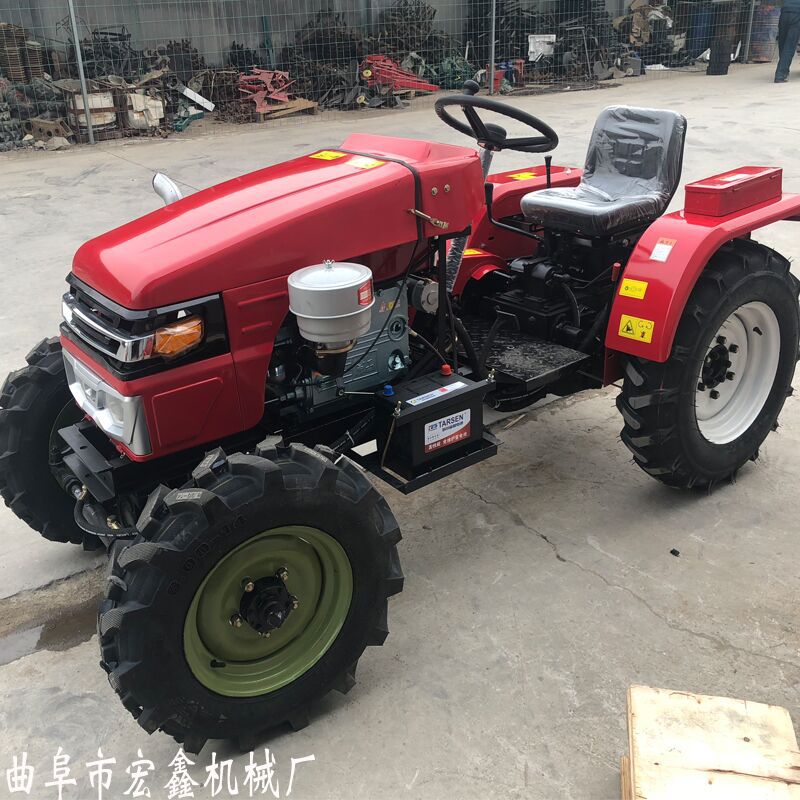 低矮型小四轮拖拉机 小型农用拖拉机图片农用单缸四驱拖拉机