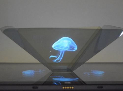 全息投影幕深灰膜韩国进口投影膜半透明贴膜广告贴膜双面成像投影