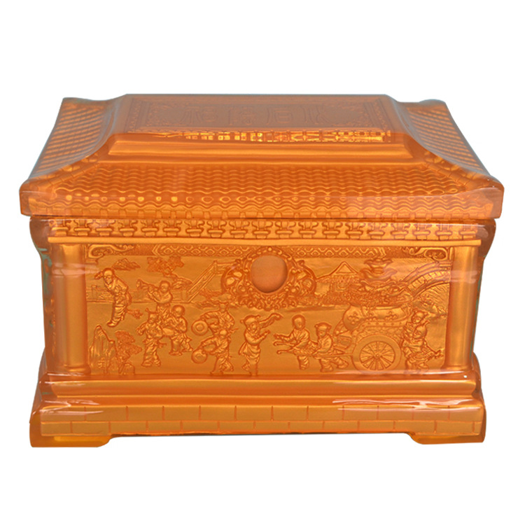 骨灰盒西西里水晶骨灰盒棺材防潮盒寿盒