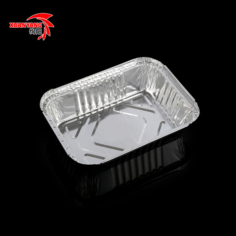 销售一次性铝箔烤盘 烧烤锡纸盘 外卖打包烤鸡烤鱼锡纸盘 多规格