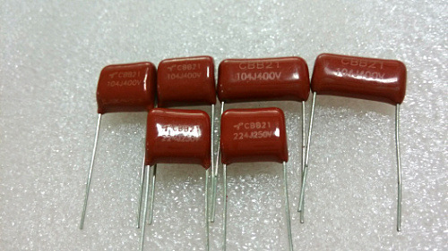 cbb21薄膜电容104j400v插件式国标环保