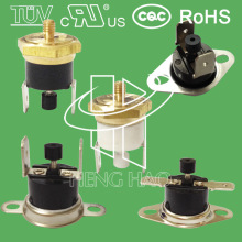 生产厂家KSD301手动复位式温控器温度开关温控器自恢复温度开关