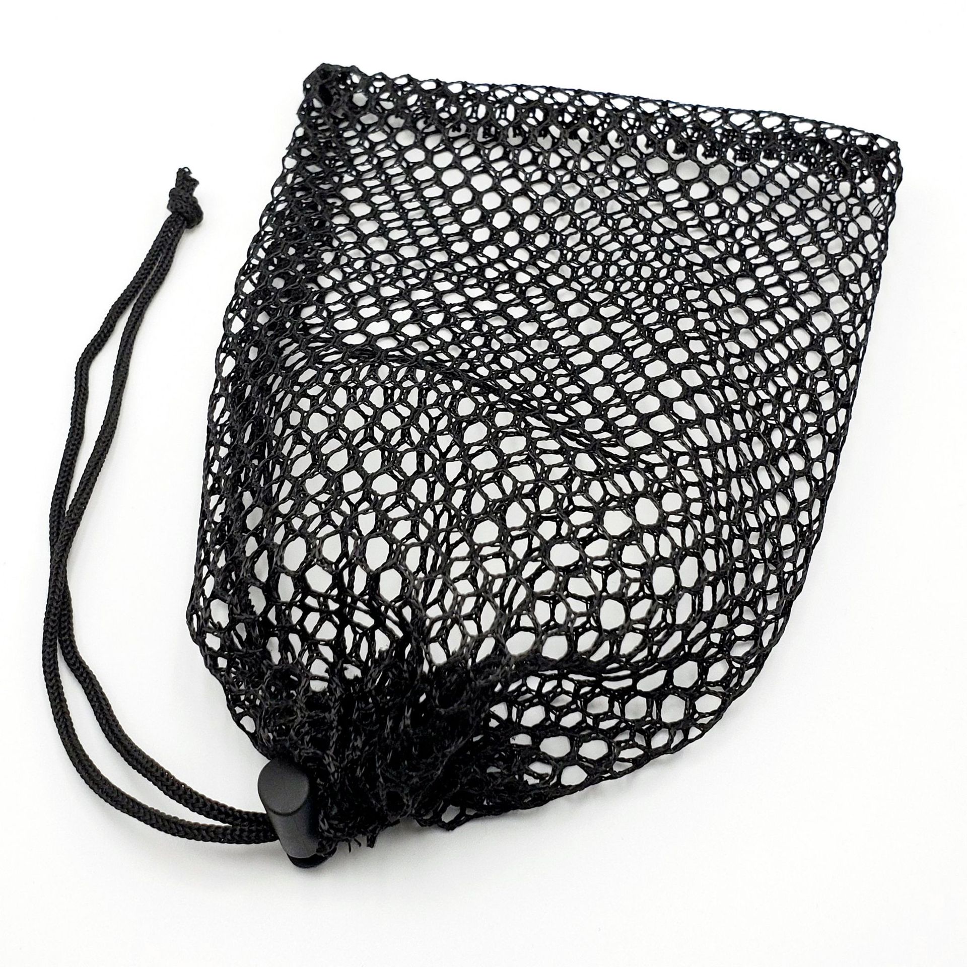 网袋涤纶 黑色尼龙束口高尔夫球网红懒人挂脖风扇颈环网袋