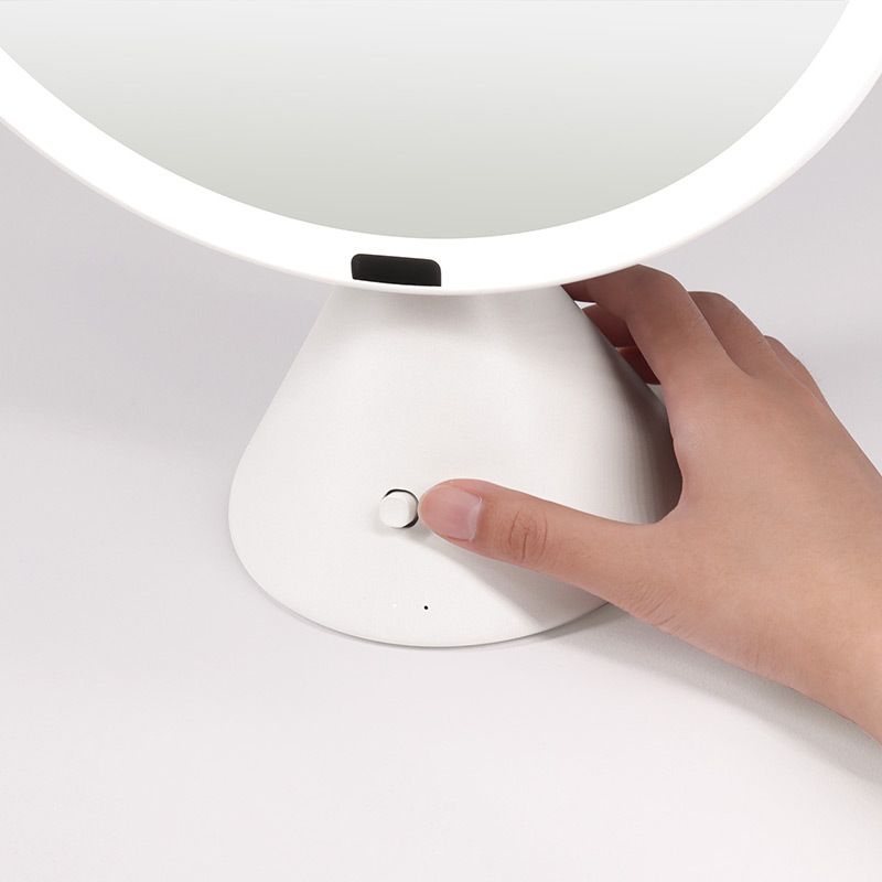 Direct LED Light Makeup Mirror Daylight Intelligence Large round Mirror Professional Beauty Desktop Fill Light Mirror