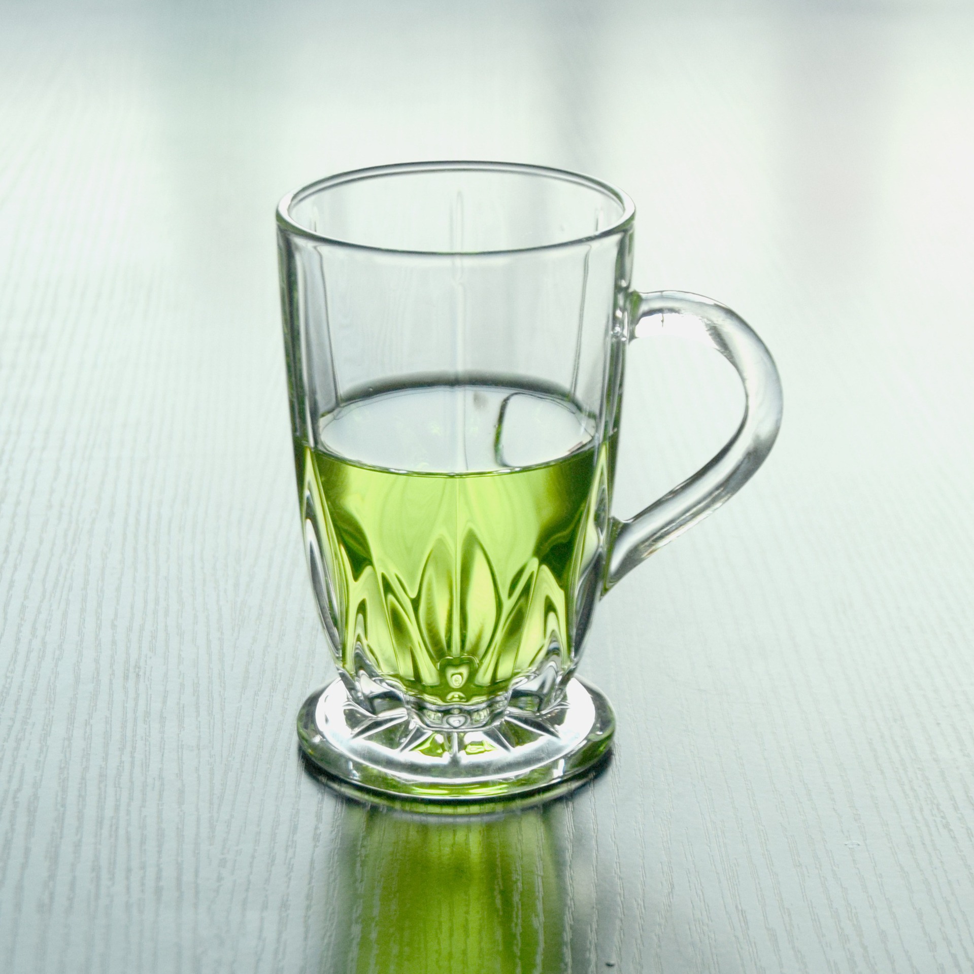 厂家批发精白料玻璃果汁杯甜品奶茶店专用雪糕杯把手带底座饮料杯