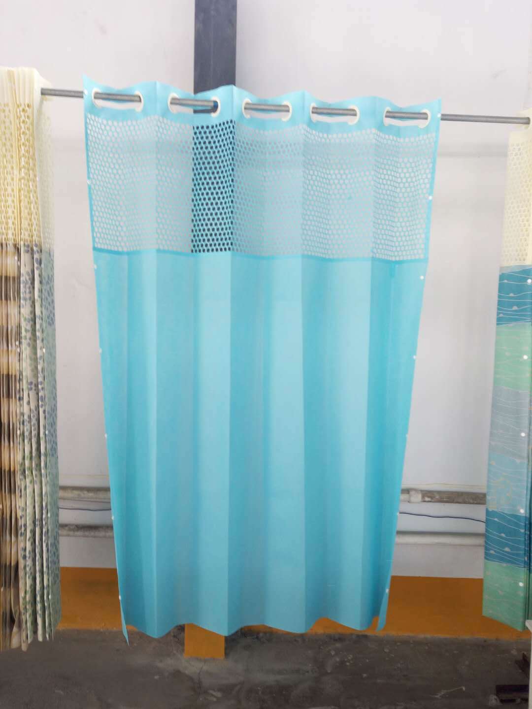 工厂直销医用隔帘医院隔断帘阻燃窗帘病房拉帘无纺布帘子定制