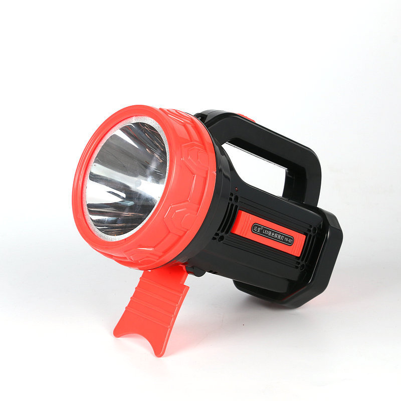 大功率强光探照灯 巡逻手握探照灯 两档充电户外露营徒步探照灯