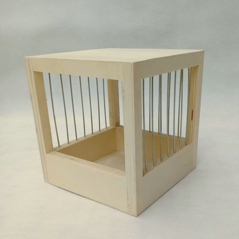 定制实木小鸟窝新款正方形实木鸟笼木质工艺品鸟窝厂家批发