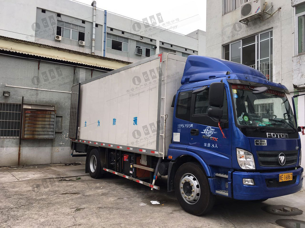 水产运输车 循环水产养殖系统 水处理循环养殖设备