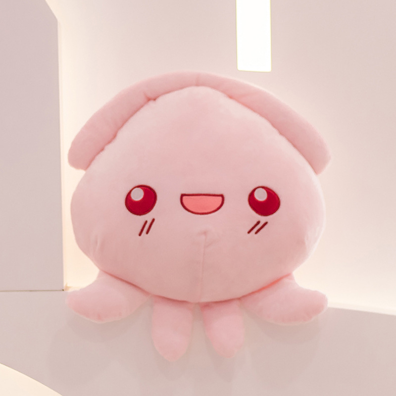 亲爱的热爱的毛绒玩具佟年杨紫同款鱿小鱼抱枕蜜汁炖鱿鱼大号抱枕