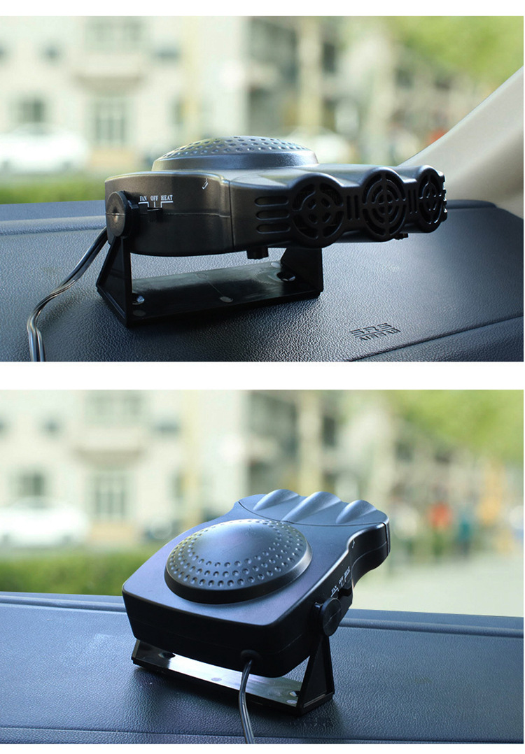 冬季车载多功能暖风机12v前挡风玻璃快速除雾除霜器汽车用品批发