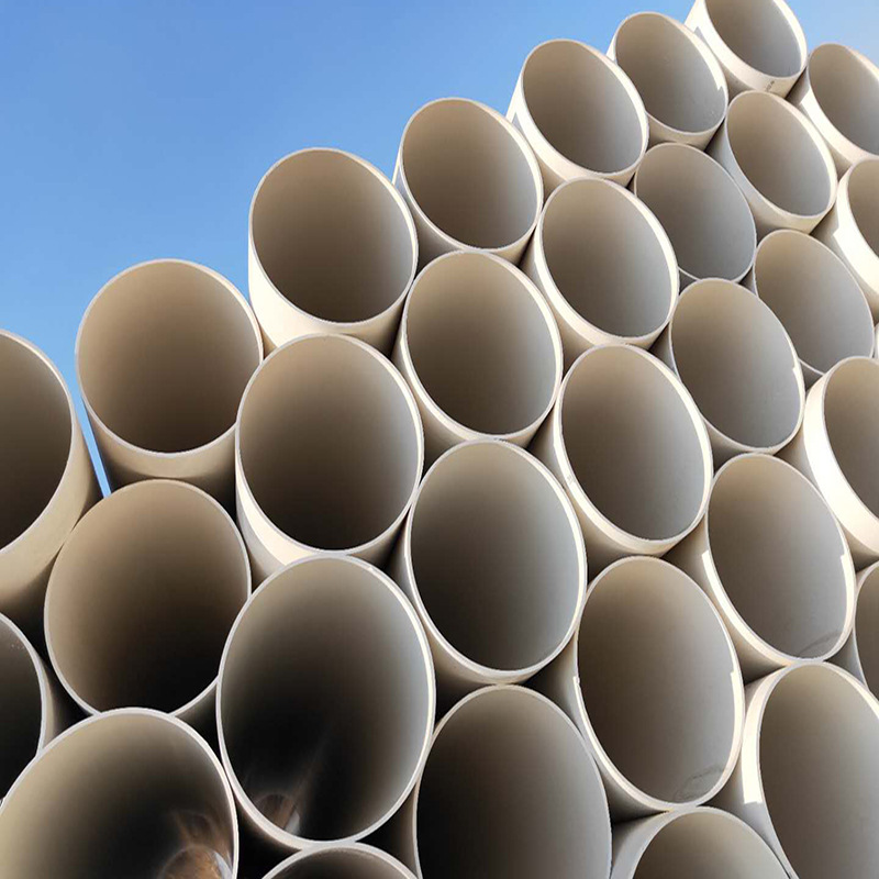 厂家货源 pvc排水管材 市政工程建设排水管 聚氯乙烯大口径雨水管