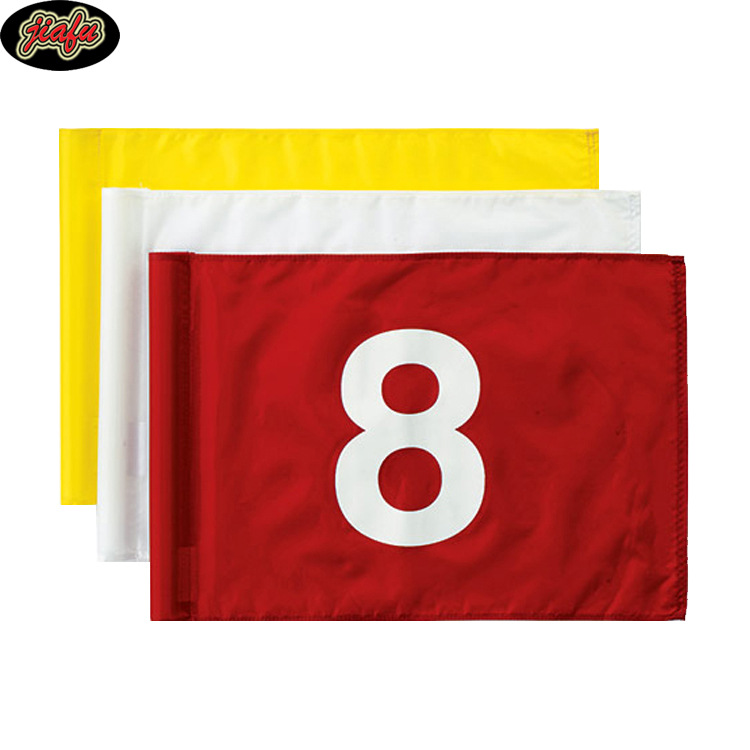 高尔夫数字旗面球会比赛果岭旗套管缝管旗子