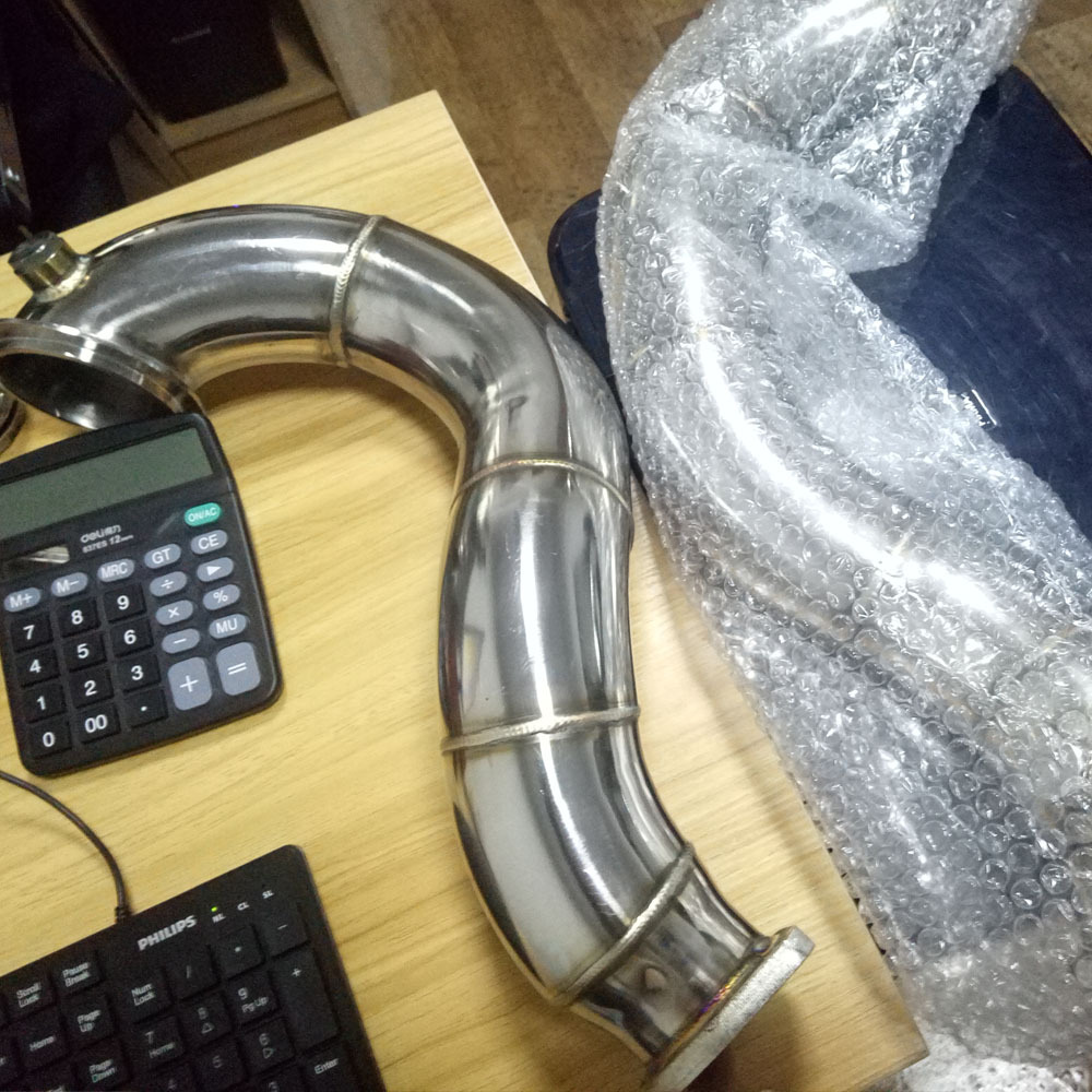 工厂定制高品质的304不锈钢排气管