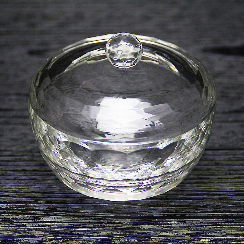 创意水晶玻璃糖缸 燕窝碗糖水银耳汤碗盅雪糕沙拉碗甜品碗