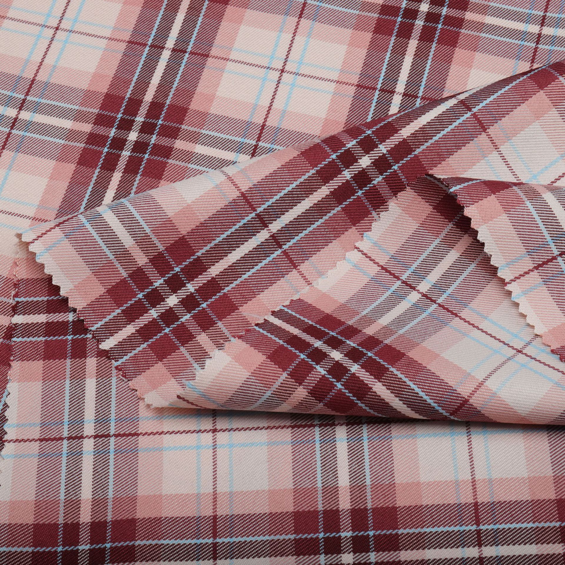 裙面料_全涤jk格制服连衣裙百褶裙校园风领结箱包鞋帽现货面料 - 阿里