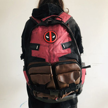 死侍 双肩书包登山包时尚 动漫学生影视同款大容量背包