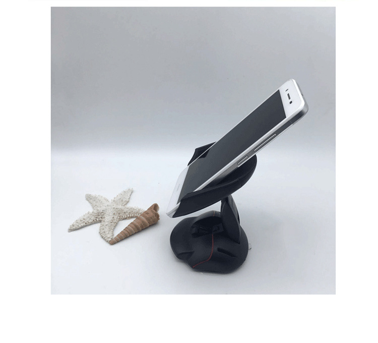 创意鼠标支架 导航多功能硅胶吸盘式折叠 车载手机支架 汽车