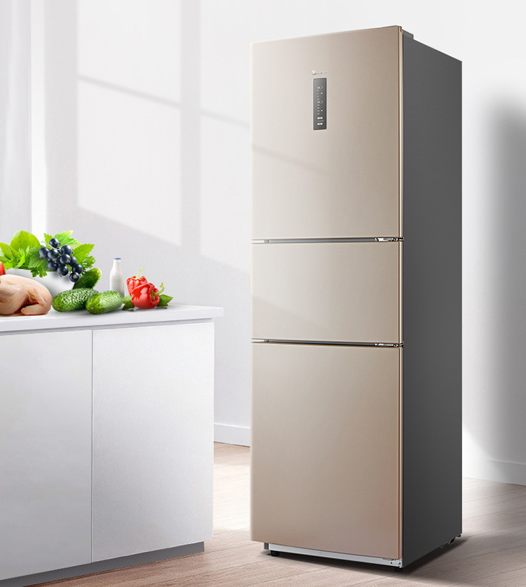 美的出品小天鹅bcd-226wtl三门风冷无霜冰箱小型家用租房电冰箱