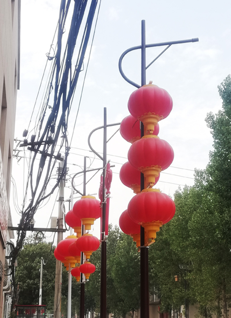 户外防水亚克力led灯笼 市政道路景区路灯杆灯笼街道亮化工程灯笼