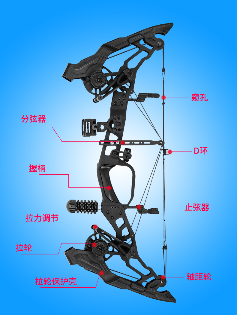 滑轮弓结构图图片