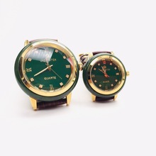 一件代发/支持鉴定 老坑料和田碧玉手表男女款日本机芯手表