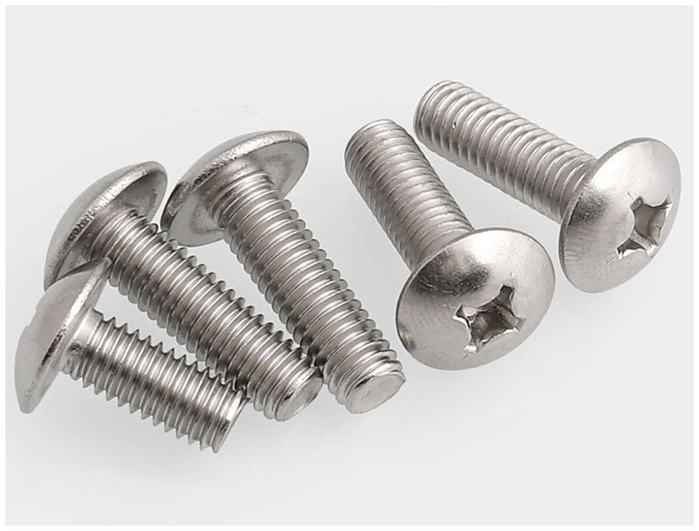 m3m4 316不锈钢十字大扁头螺丝螺钉伞头*6x8x12x18x20x25x30x50mm