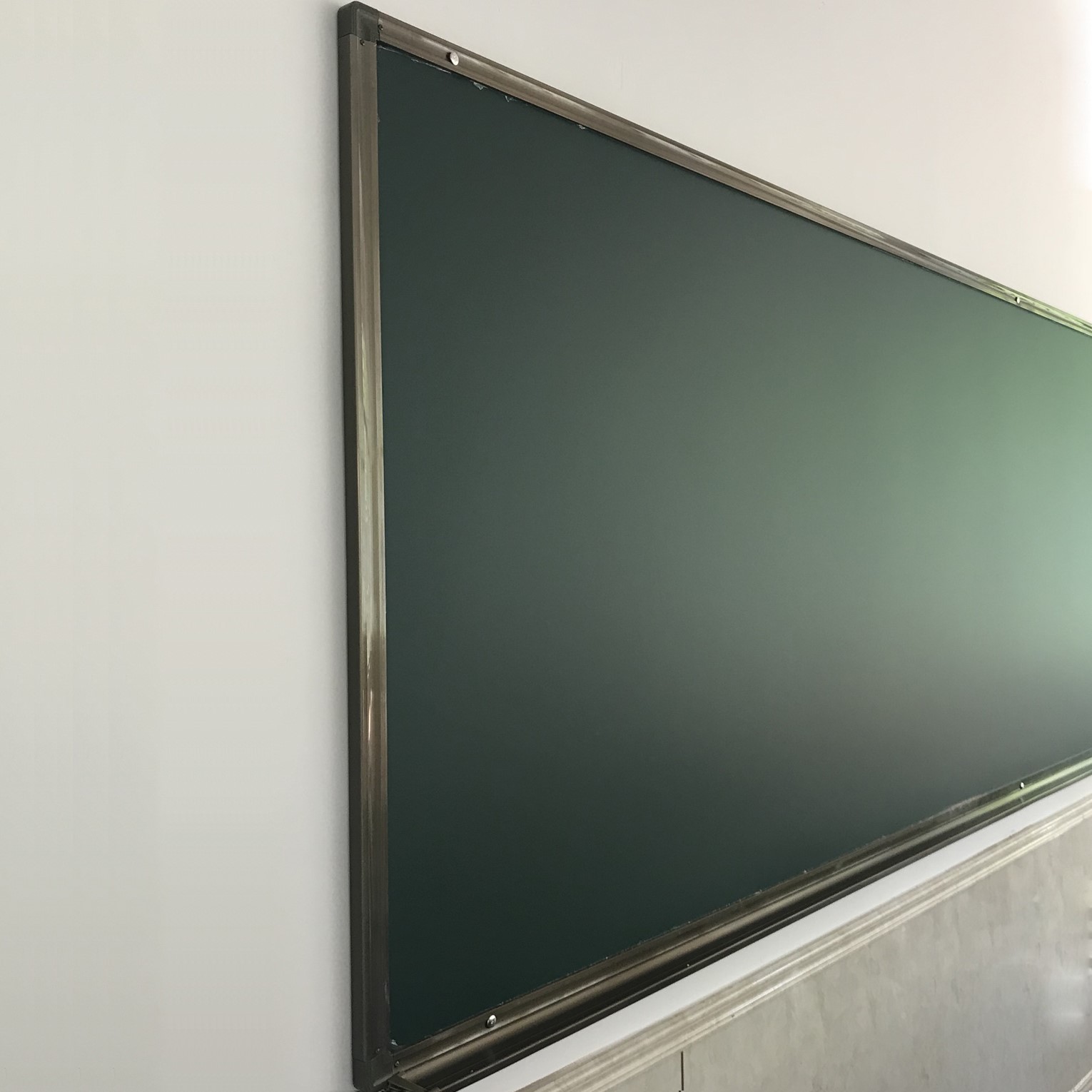 黑板教室单面挂式大黑板学校绿板白板教学培训辅导班磁性1.2x4米