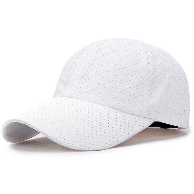 Summer Hat Men's Korean-Style Sun Protection Quick-Drying Peaked Cap Baseball Cap Fishing Casual Breathable Mesh Women's Sun Hat Xmz37