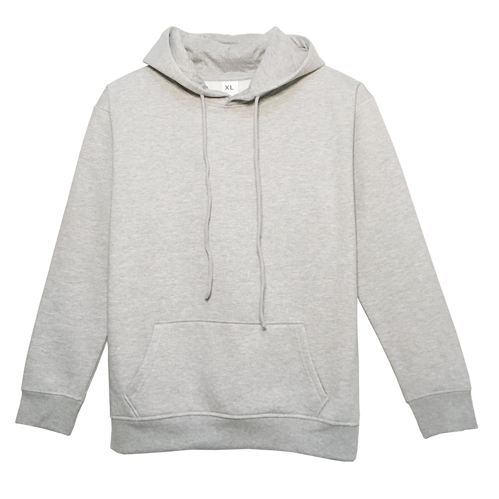 2020年新款抓绒套头卫衣男运动连帽卫衣定制logo男式空白卫衣外套