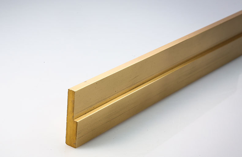 装饰铜条规格定做 t型铜嵌条厂家直销