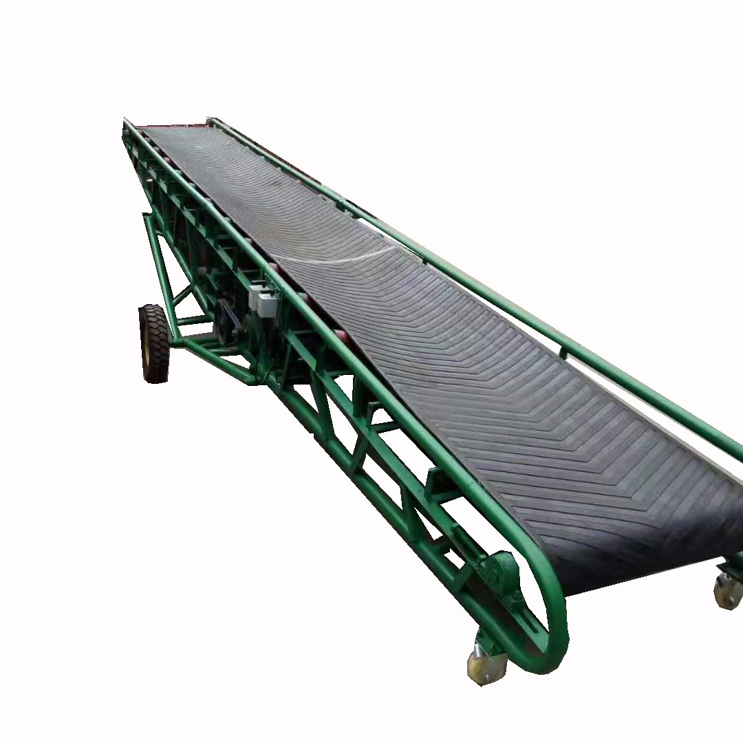 爬坡输送带 水泥装车机 食品输送机 移动升降爬坡皮带输送机