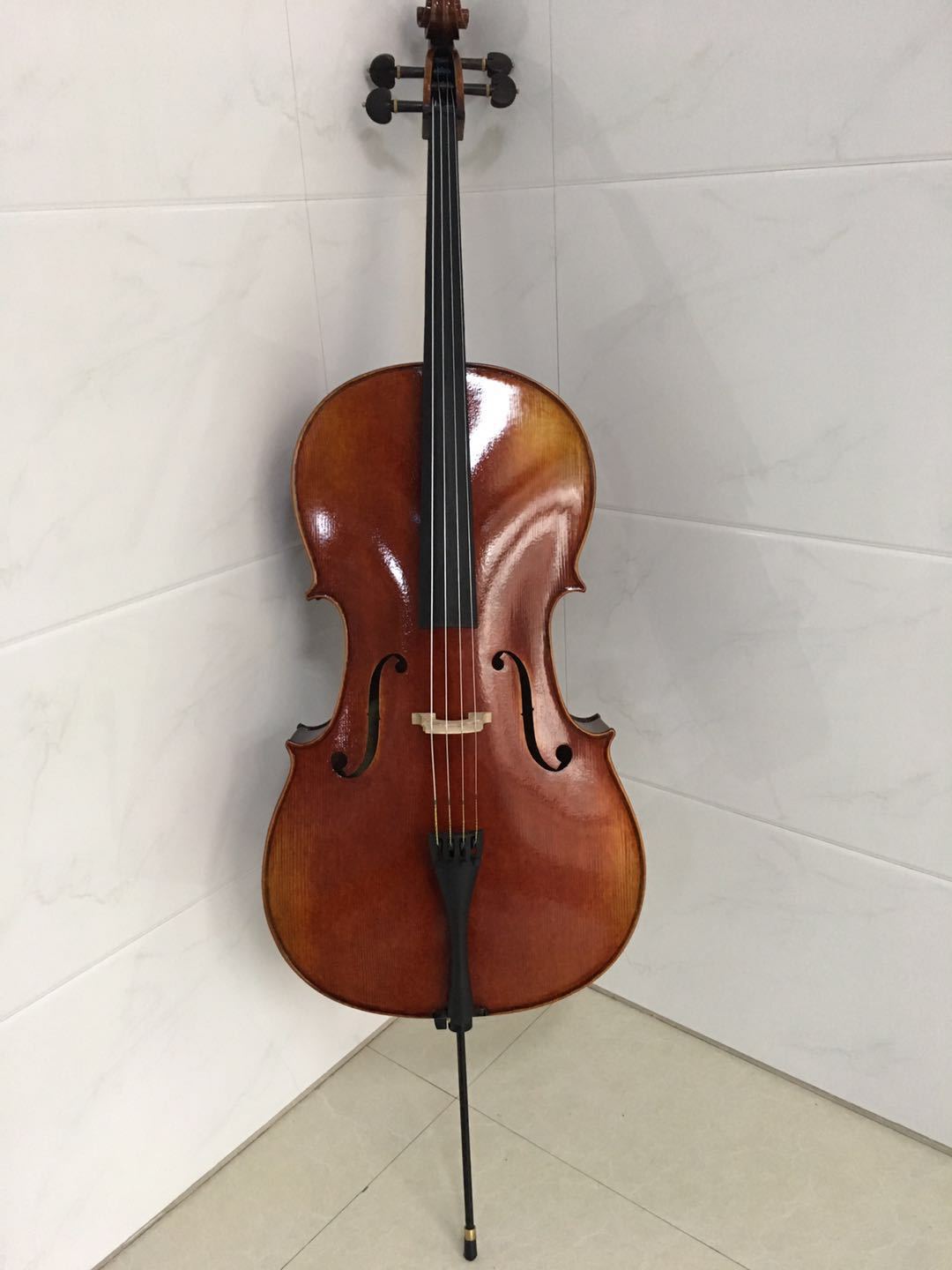 欧料大提琴实木纯手工专业级成人演奏儿童欧料独奏大提琴油性